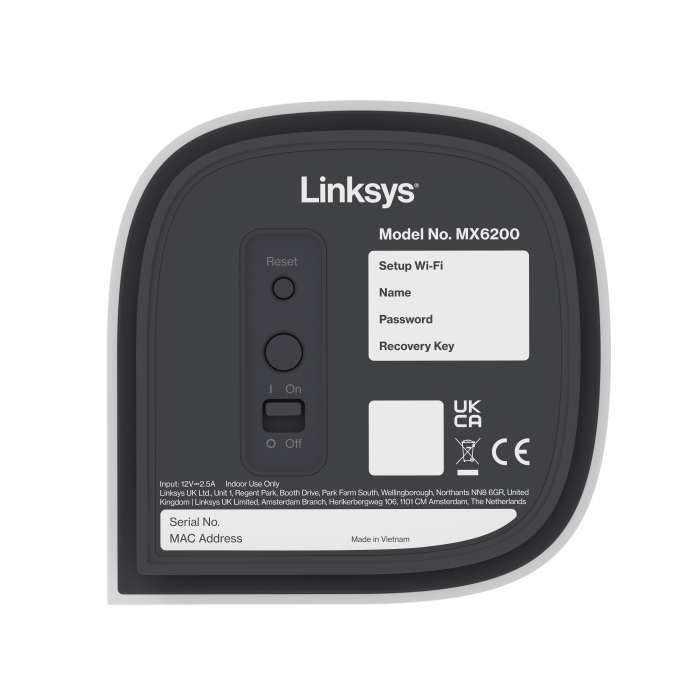 Linksys Velop MX6201 Tri-Band Mesh WiFi 6E Router [8]