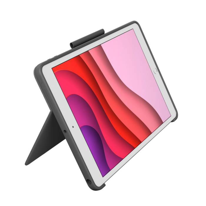 Logitech Combo Touch Detachable backlit keyboard case for iPad (7th, 8th, and 9th gen) - Graphite - UK [3]