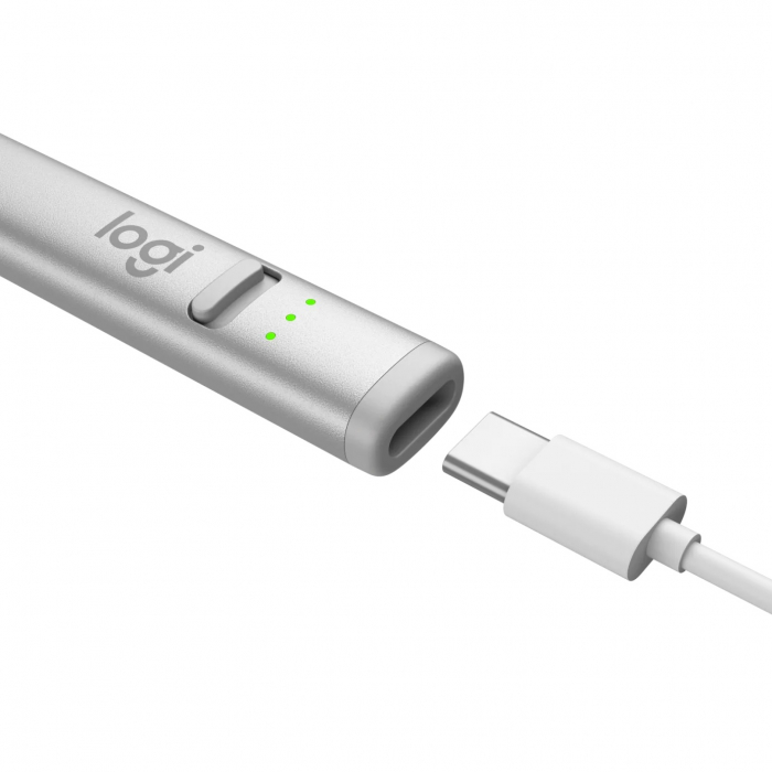 Logitech Crayon (USB-C) - Silver [2]