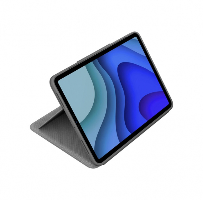 Logitech Folio Touch Backlit keyboard case with trackpad for iPad Air(R) (4th & 5th generation) - Oxford Grey - US [6]