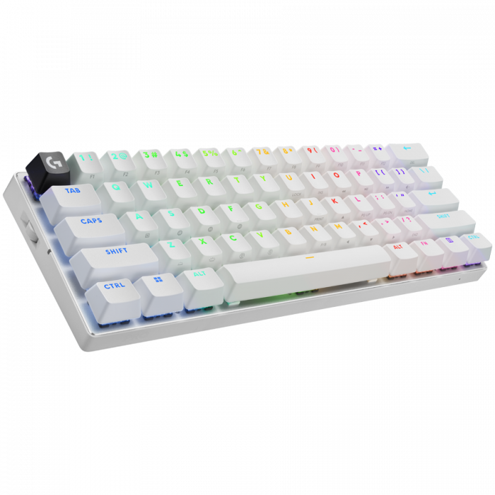 LOGITECH G PRO X 60 LIGHTSPEED Wireless Gaming Keyboard (Tactile) - WHITE - US INT'L - 2.4GHZ/BT - EMEA28-935 - TACTILE SWITCH [2]
