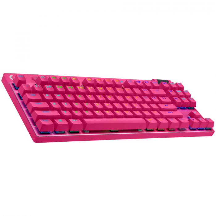 LOGITECH G PRO X TKL LIGHTSPEED Mechanical Gaming Keyboard - MAGENTA - US INT'l - TACTILE [2]