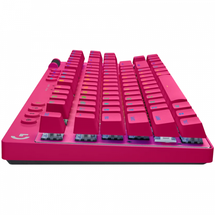 LOGITECH G PRO X TKL LIGHTSPEED Mechanical Gaming Keyboard - MAGENTA - US INT'l - TACTILE [3]