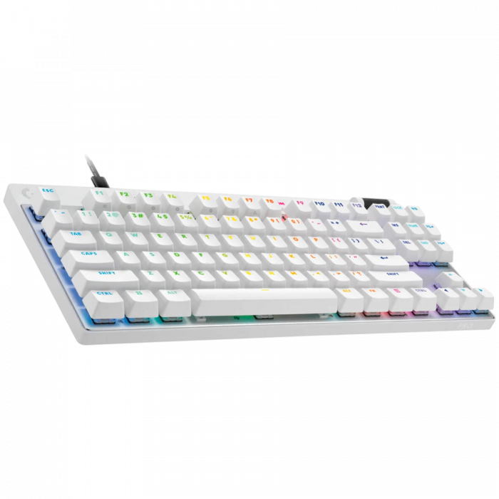 LOGITECH G PRO X TKL RAPID Gaming Keyboard - WHITE - US INT'L - USB - EMEA28i-935 - LINEAR [2]