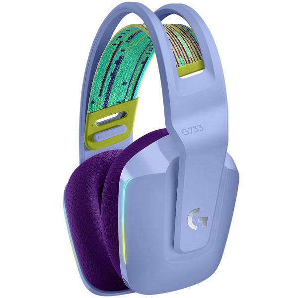 LOGITECH G733 LIGHTSPEED Wireless RGB Gaming Headset - LILAC [2]
