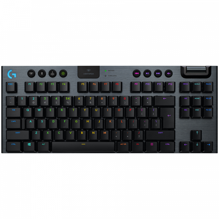 LOGITECH G915 X LIGHTSPEED Wireless Gaming Keyboard - BLACK - US INT'L - 2.4GHZ/BT - EMEA28i-935 - CLICKY [1]