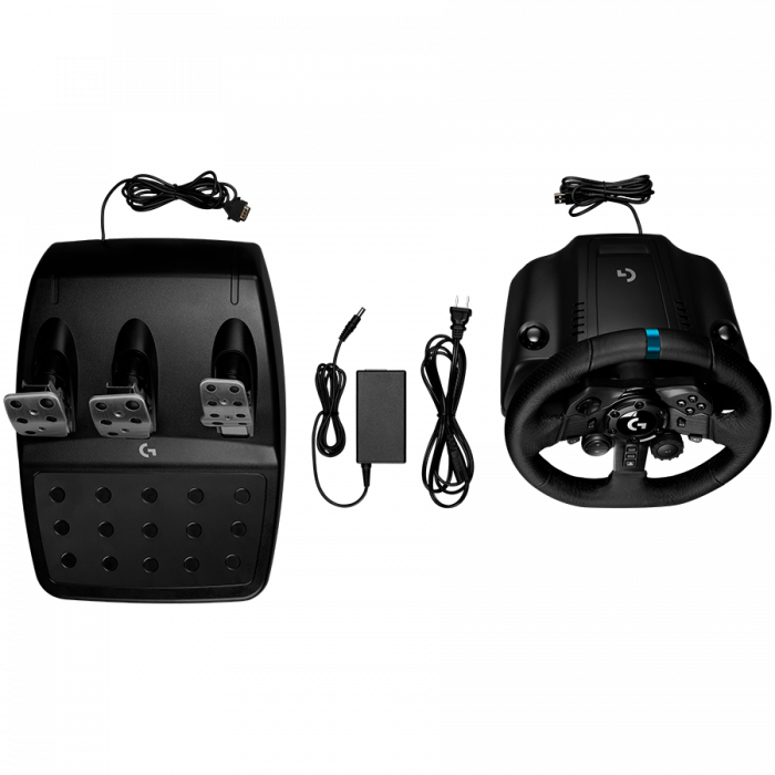 LOGITECH G923 Racing Wheel and Pedals - PC/PS - BLACK - USB [4]
