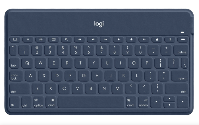 Logitech Keys-To-Go Classic Keyboard with iPhone Stand - Blue - US [1]