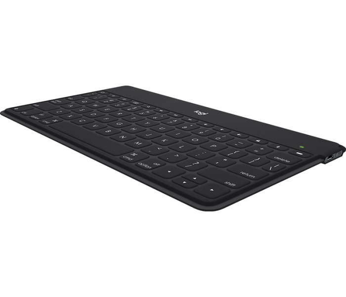 Logitech Keys-to-go Ultra-light, Ultra-Portable Bluetooth Keyboard for iPhone, iPad, Apple TV and Mac - Black - UK [2]