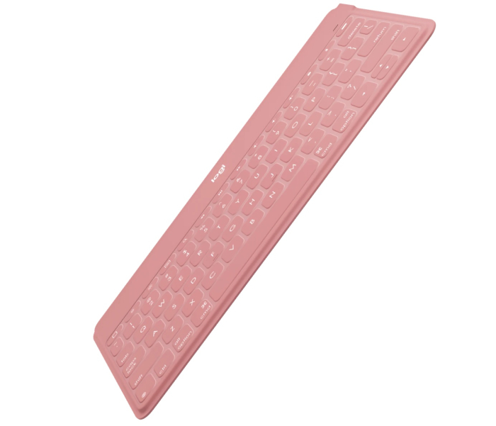 Logitech Keys-to-go Ultra-light, Ultra-Portable Bluetooth Keyboard for iPhone, iPad, Apple TV and Mac - Blush - US [4]