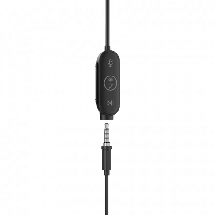 LOGITECH Logi Zone Wired Earbuds Teams - GRAPHITE - USB - EMEA [4]