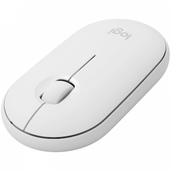LOGITECH M350S Pebble 2 Bluetooth Mouse - TONAL WHITE - DONGLELESS [2]