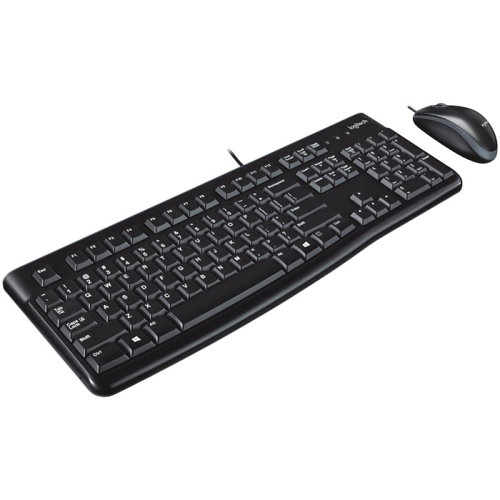 LOGITECH MK120 Corded Combo - BLACK - USB - US INT'L [4]