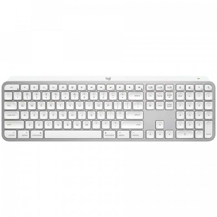 Logitech MX Keys S for Mac Compact Wireless Performance Mouse - Pale Grey - US/INT [1]