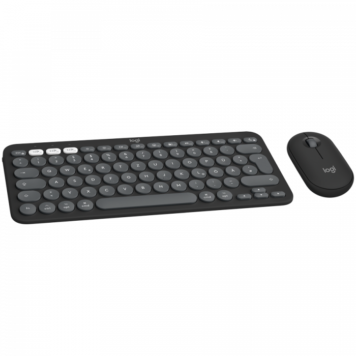 LOGITECH Pebble 2 for MAC Bluetooth Keyboard Combo - TONAL GRAPHITE - US INT'L [1]