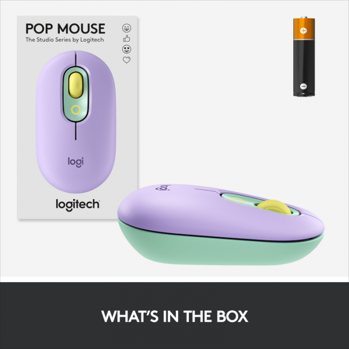 Mouse Logitech POP Wireless & Bluetooth Daydream Mint [2]
