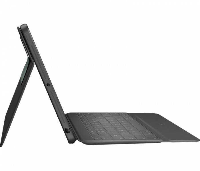 Logitech Rugged Folio Ultra-protective keyboard case with Smart Connector for iPad (7th, 8th and 9th gen) - Graphite - UK [2]