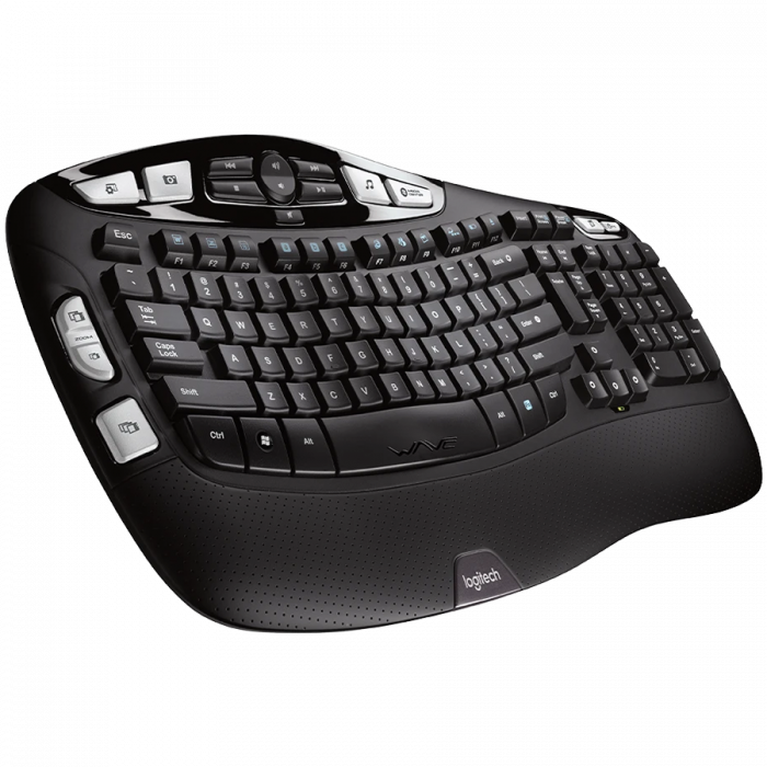 LOGITECH Wave Bluetooth ergonomic keyboard - GRAPHITE - US INT'L [3]