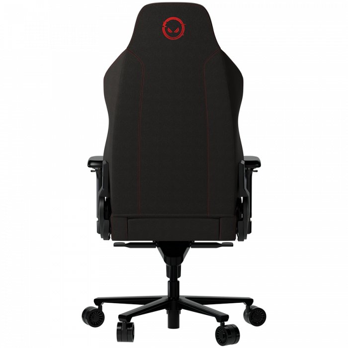 LORGAR Ace 422, Gaming chair, Anti-stain durable fabric, 1.8 mm metal frame, multiblock mechanism, 4D armrests, 5 Star aluminium base, Class-4 gas lift, 75mm PU casters, Black + red [4]