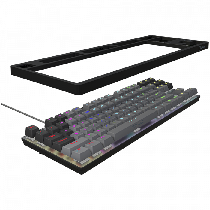 LORGAR Azar 514TKL, Wired RGB mechanical gaming keyboard, black, EN layout [7]