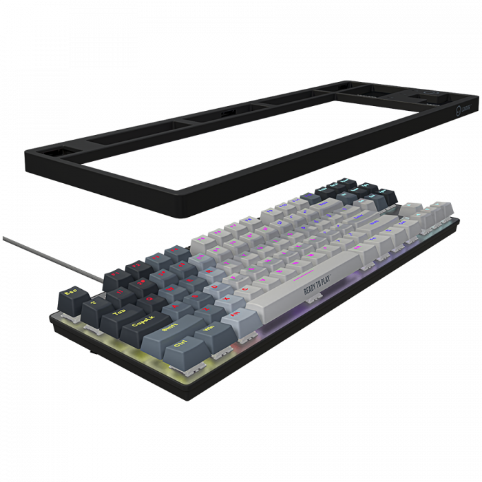 LORGAR Azar 514TKL, Wired RGB mechanical gaming keyboard, white, EN layout [7]