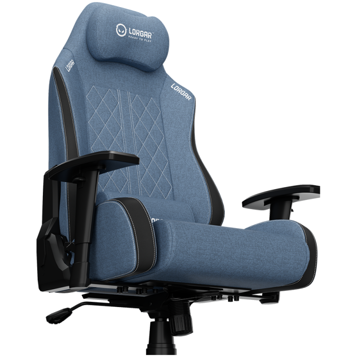 LORGAR CHA41, Ergonomic Gaming Chair Advanced, premium anti-stain fabric, Blue [17]