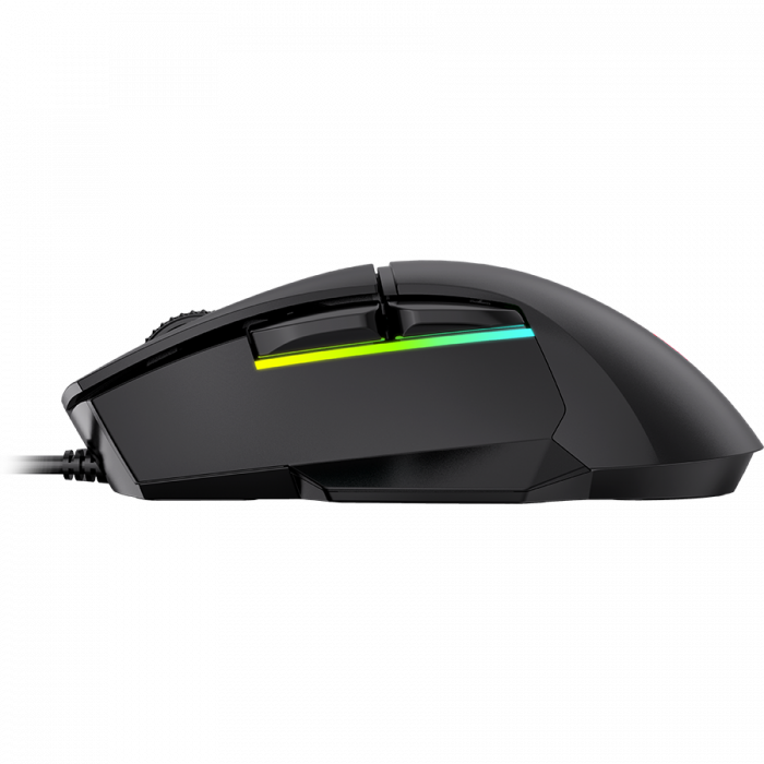 LORGAR Jetter 357, gaming mouse, Optical Gaming Mouse with 6 programmable buttons, Pixart ATG4090 sensor, DPI can be up to 8000, 30 million times key life, 1.8m PVC USB cable, Matt UV coating and RGB  [4]