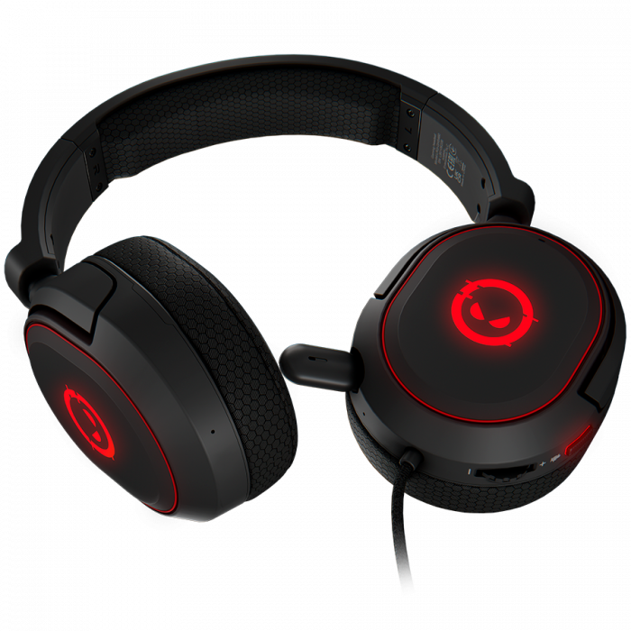 LORGAR Kaya 460, USB Gaming headset with microphone, CM108B, RGB backlight, Plug&Play, USB-A connection cable 2m, fabric ear pads, size: 192*184.7*88mm, 0.329kg, black [3]