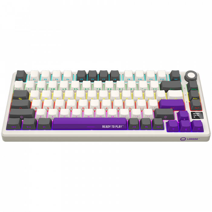 LORGAR KBP7075W, Wireless 75% Mechanical Gaming Keyboard Pro, Beige, EN layout [3]