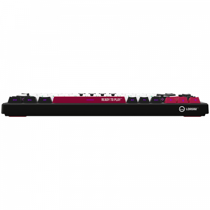 LORGAR KBP7075W, Wireless 75% Mechanical Gaming Keyboard Pro, Black/red, EN layout [5]