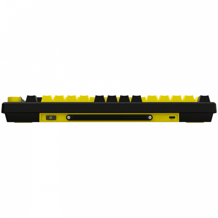 LORGAR KBP7075W, Wireless 75% Mechanical Gaming Keyboard Pro, Black/yellow, EN layout [6]