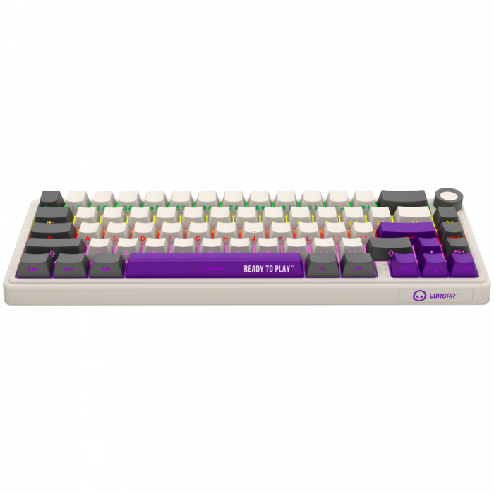 LORGAR KBP70MW, Wireless 65% Mechanical Gaming Keyboard Pro, Beige, EN layout [3]