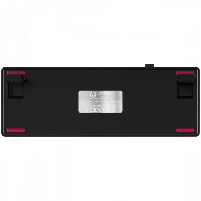 LORGAR KBP70MW, Wireless 65% Mechanical Gaming Keyboard Pro, Black/red, EN layout [9]