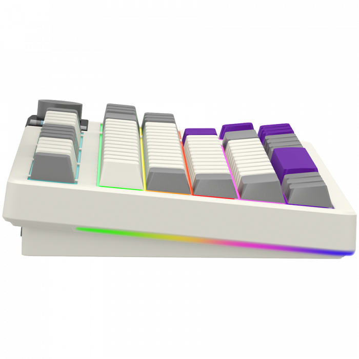 LORGAR KBP70TKLW, Wireless TKL Mechanical Gaming Keyboard Pro, Beige, EN layout [4]