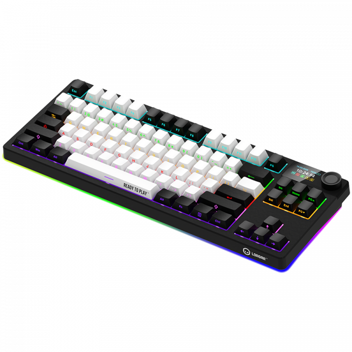 LORGAR KBP70TKLW, Wireless TKL Mechanical Gaming Keyboard Pro, Black/red, EN layout [7]