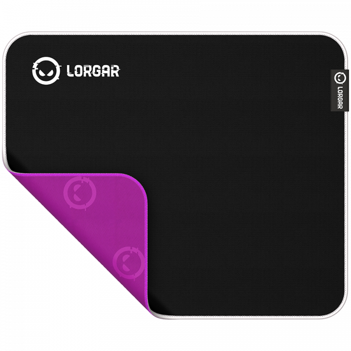 Lorgar Legacer 753, Gaming mouse pad, Ultra-gliding surface, Purple anti-slip rubber base, size: 360mm x 300mm x 3mm, weight 0.23kg [2]