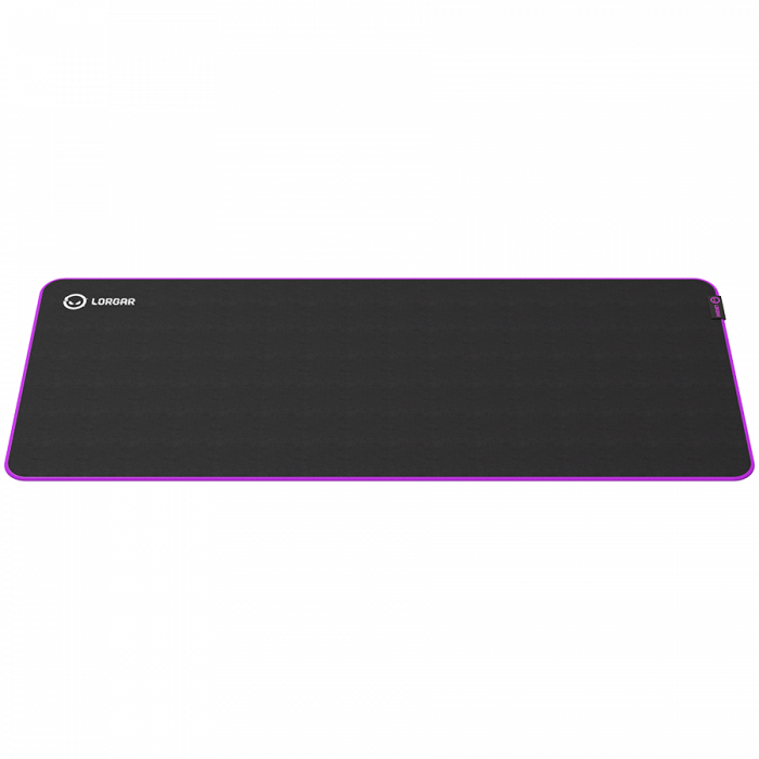 Lorgar Main 319, Gaming mouse pad, High-speed surface, Purple anti-slip rubber base, size: 900mm x 360mm x 3mm, weight 0.6kg [4]