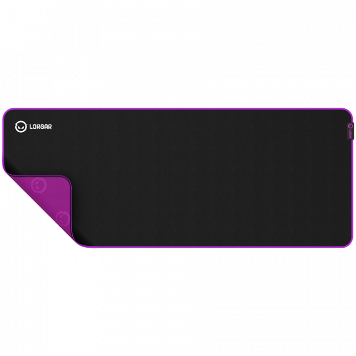Lorgar Main 319, Gaming mouse pad, High-speed surface, Purple anti-slip rubber base, size: 900mm x 360mm x 3mm, weight 0.6kg [2]