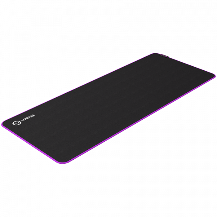 Lorgar Main 319, Gaming mouse pad, High-speed surface, Purple anti-slip rubber base, size: 900mm x 360mm x 3mm, weight 0.6kg [3]