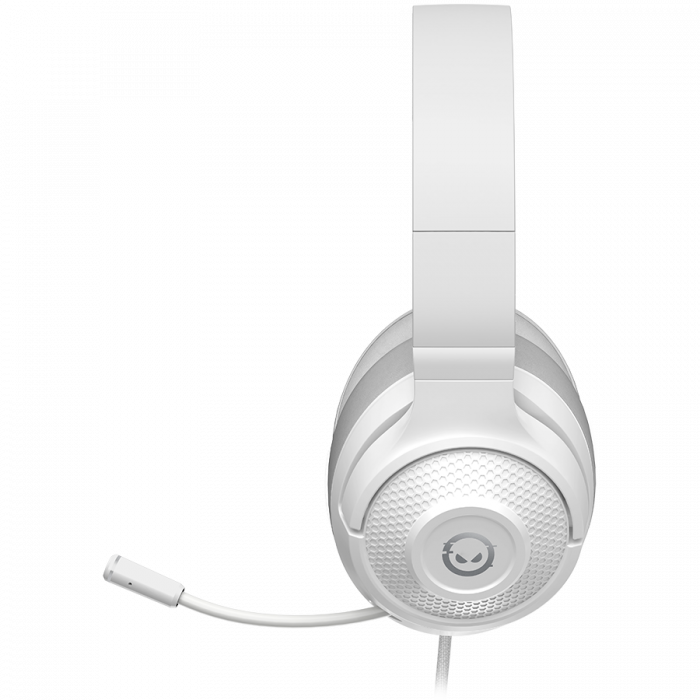 LORGAR Noah 101, Gaming headset with microphone, 3.5mm jack connection, cable length 2m, foldable design, PU leather ear pads, size: 185*195*80mm, 0.245kg, white [3]