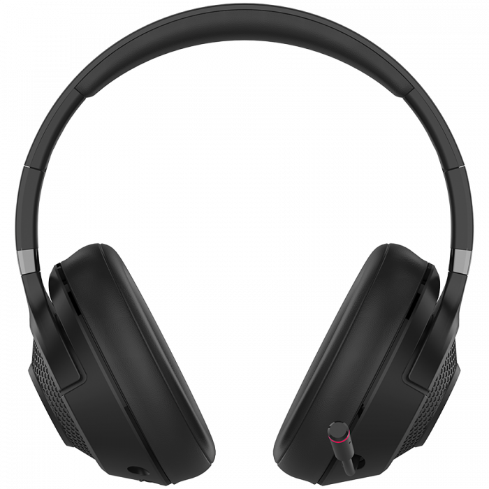 LORGAR Noah 501, gaming bluetooth headset with microphone, BT 5.3 JL7006, battery 1000mAh, type-C charging cable 0.8m, audio cable 1.5m, size:195*185*80mm, 0.28kg. Black [3]