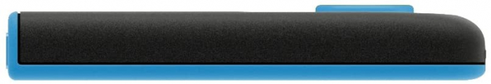 MEMORIE USB 3.2 ADATA 64 GB, retractabila, carcasa plastic, negru / albastru, \\"AUV128-64G-RBE\\" (include TV 0.02 lei) [4]