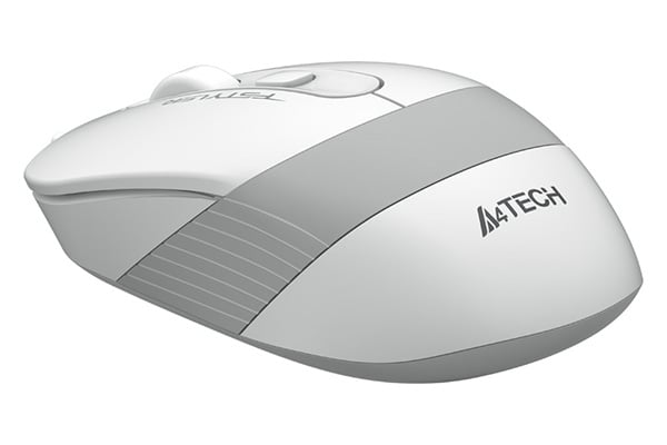 MOUSE A4TECH NB sau PC, cu fir, USB, optic, 1600 dpi, butoane/scroll 4/1, negru / alb, "FM10 White" (include TV 0.15 lei) [2]