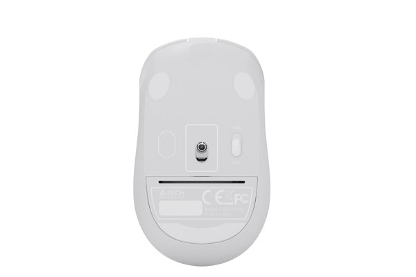 MOUSE A4tech, PC sau NB, wireless, 2.4GHz, optic, 1200 dpi, butoane/scroll 3/1, , alb, "FG12-W" (include TV 0.18lei) [4]