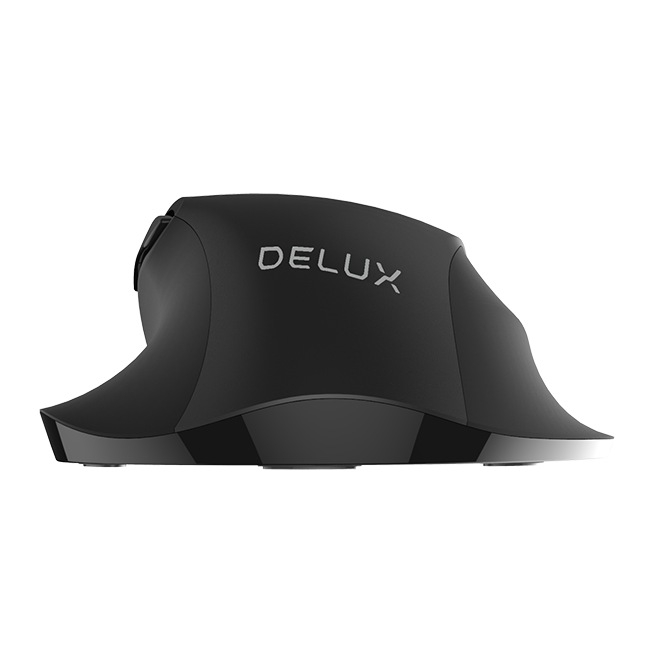 MOUSE DELUX, PC sau NB, wireless, 2.4GHz, optic, 1600 dpi, butoane/scroll 6/1, , negru, "M517GX" (include TV 0.15 lei) [5]