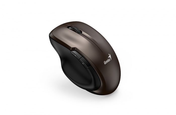 MOUSE Genius, Ergo "NX-8200S", PC sau NB, wireless, 2.4GHz, optic, 1200 dpi, butoane/scroll 5/1, , maro, "31030029403" (include TV 0.18lei) [2]