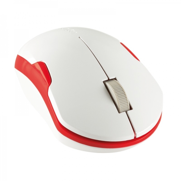 MOUSE LOGILINK wireless, 1200dpi, 3 butoane, 1 rotita scroll, white&red "ID0129" (include timbru verde 0.1 lei) [5]
