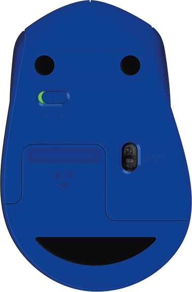MOUSE Logitech  "M330 Silent" Wireless Mouse, blue "910-004910"  (include timbru verde 0.01 lei) [5]