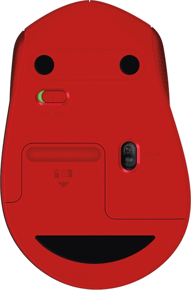 MOUSE Logitech  "M330 Silent" Wireless Mouse, red "910-004911"  (include timbru verde 0.01 lei) [3]