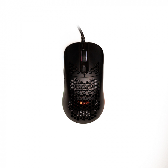 MOUSE Spacer - gaming, gaming, cu fir, USB, optic, 6.400 dpi, butoane/scroll 6/1, iluminare RGB, negru, \\"SPGM-ALIEN-LIGHT\\" (include TV 0.18lei) [2]